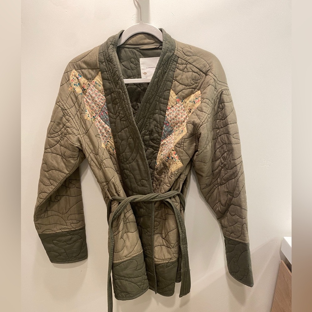 Anthropologie quilt jacket size small
